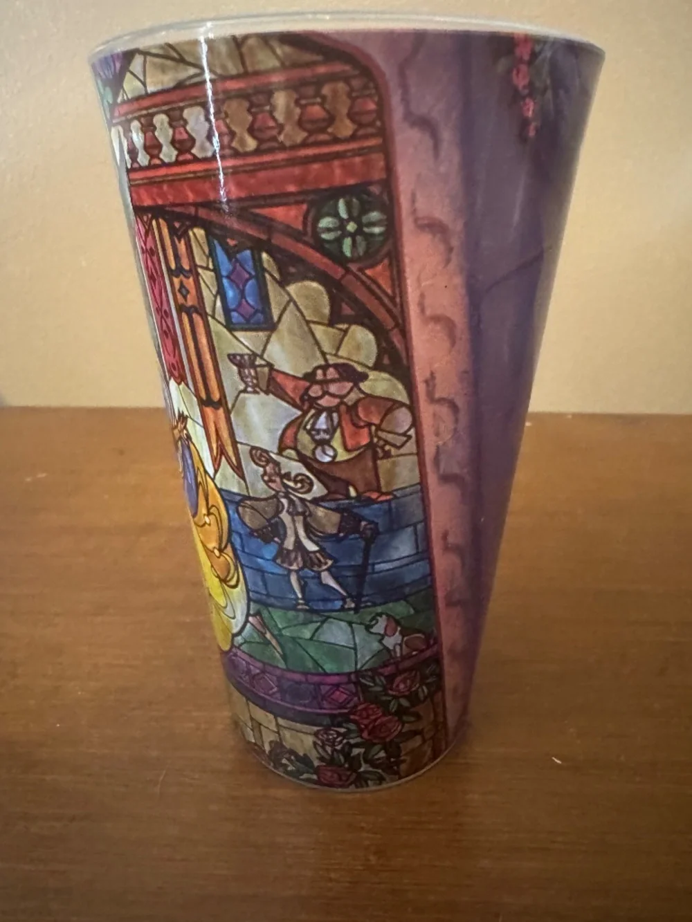 Disney Beauty and the Beast drinking glass